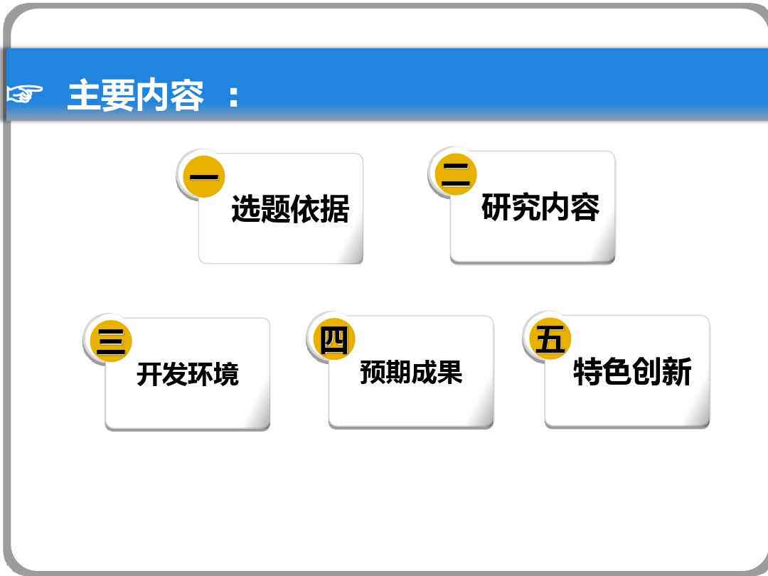 开题报告自动生成：软件、方法及PPT生成器